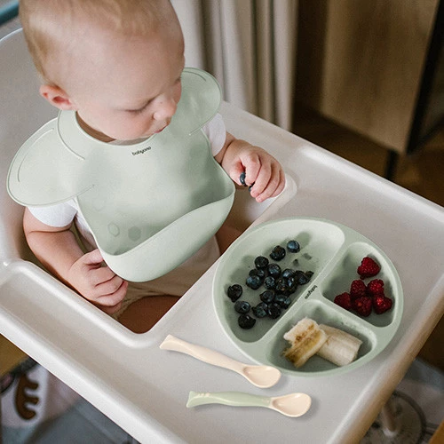 Sztućce ŁYŻECZKI Dla Niemowląt 6m Elastyczne Plastyczne x2 BABYONO 1066/07_5