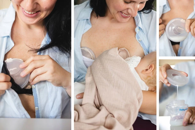BABYONO MUSZLE LAKTACYJNE DO MLEKA KOLEKTORY + ETUI LAKTATOR 2szt_6