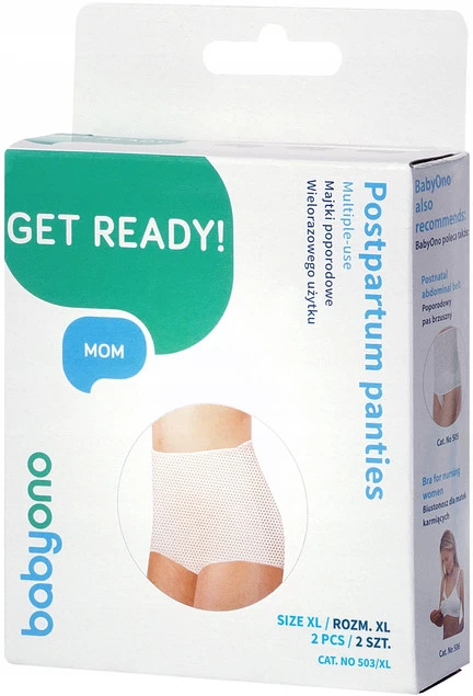 BABYONO MAJTKI POPORODOWE WIELORAZOWE 2szt XL_3