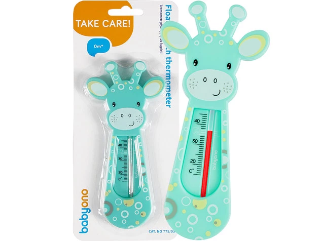 BABYONO Termometr Do Kąpieli Analogowy Bezrtęciowy ŻYRAFA 0M+ 776/01_1