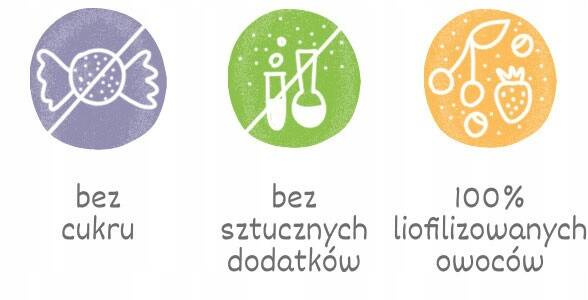 OWOCE LIOFILIZOWANE Chrupiąca TRUSKAWKA W Kawałkach OTOLANDIA 20g x3_2