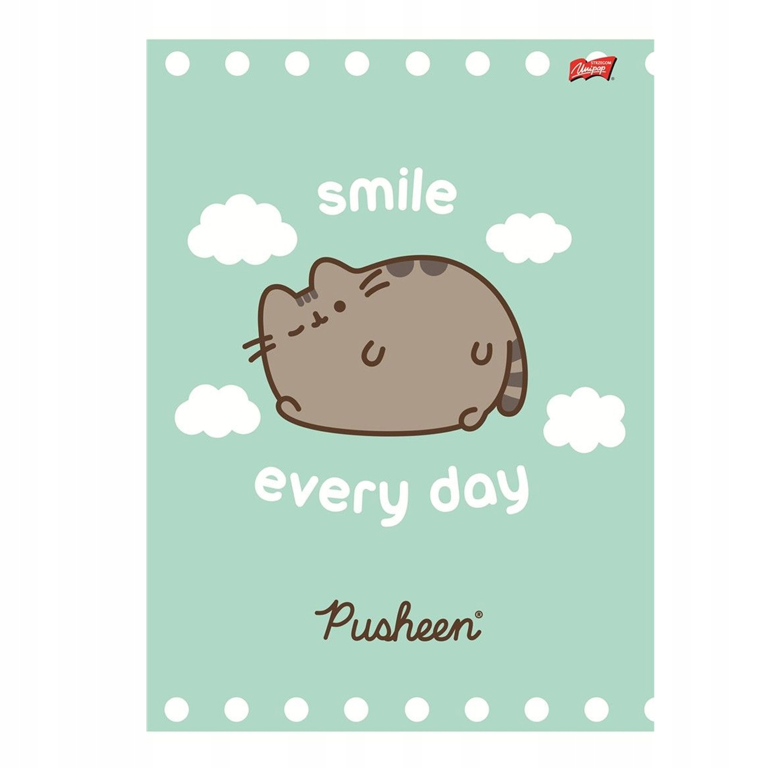 Zeszyt A5 32 Kartki Linkia podwójna Kolor w Trzylinie Kotek Pusheen_1