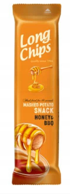 LONG CHIPS Chipsy ziemniaczane Miodowe BBQ 75g_1