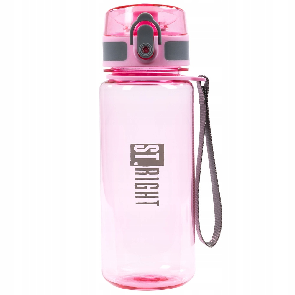ST.RIGHT BIDON SZKOLNY BUTELKA NA NAPOJE 500 ml Pink&Grey_3