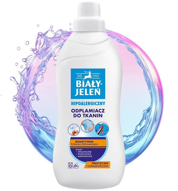 BIAŁY JELEŃ Hipoalergiczny Odplamiacz Do Prania 1 L_1