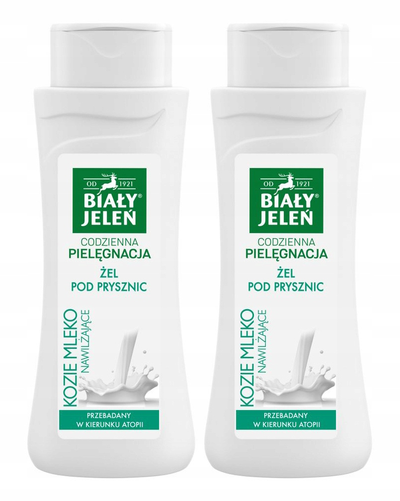 2x BIAŁY JELEŃ Żel Pod Prysznic KOZIE MLEKO 300 ml_1