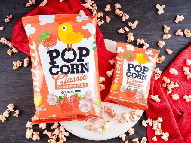 2x MIXIT Duży BIO Popcorn TRUSKAWKA 75g_4