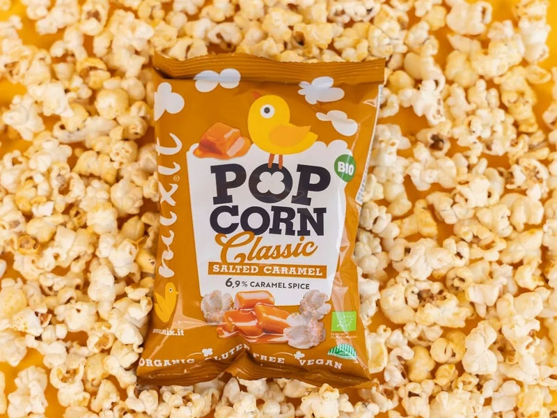2x MIXIT Duży BIO Popcorn SŁONY KARMEL 75g_4