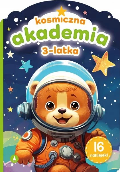 Kosmiczna Akademia 3-Latka z Naklejkami 3+ Skrzat_1