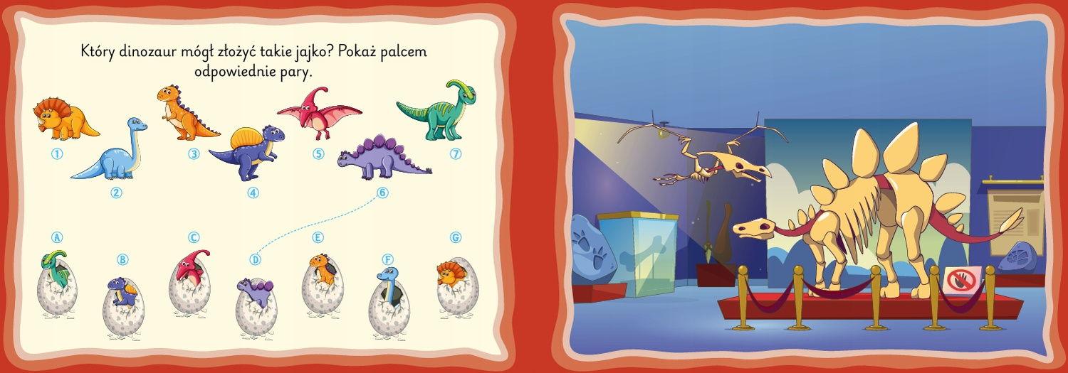 Zadanka i Malowanki Wodne DINOZAURY z Pisakiem 3+ Skrzat_3