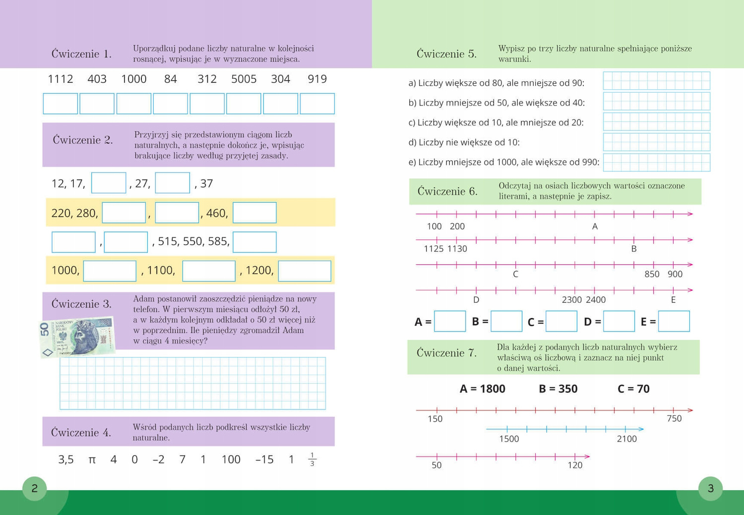 Mądry Uczeń MATEMATYKA Klasa 4-6 LICZBY NATURALNE Emilia Figacz 9+ SBM_2