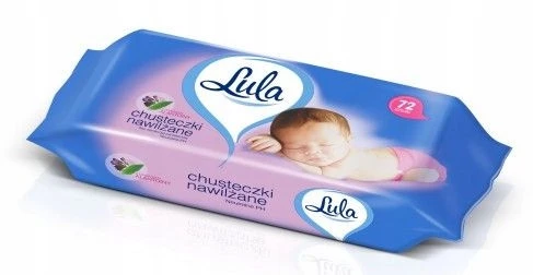 LULA Chusteczki Nawilżane z ALANTOINĄ 4 x 72 szt._2