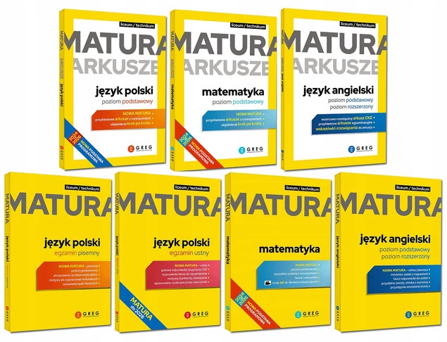 7w1 MATURA 2026 Kompletny Zestaw REPETYTORIA + ARKUSZE Greg_1