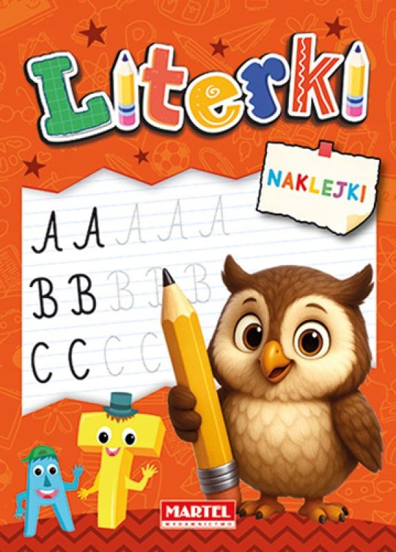Kolorowanka z Naklejkami Edu LITERKI Martel_1