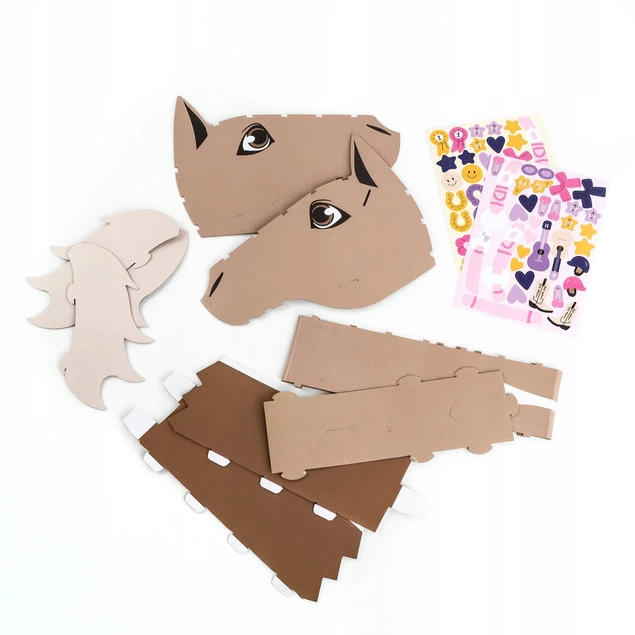 Zestaw Kreatywny HOBBY HORSE DIY Koń w Skali 1:1 Kidea_2