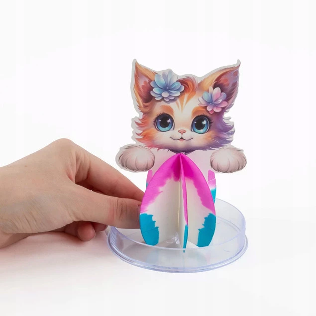 Magiczny Krystaliczny KOTEK Zestaw Kreatywny Eksperyment Kidea_6