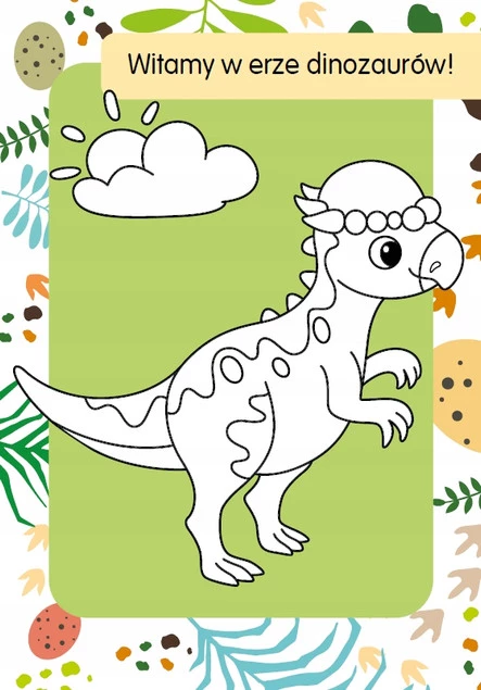 Kolorowanka z tatuażami – świecą w ciemności! Małe dinozaury WYDAWNICTWO_2