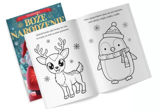 Boże Narodzenie. Kolorowanka z naklejkami Praca zbiorowa_2