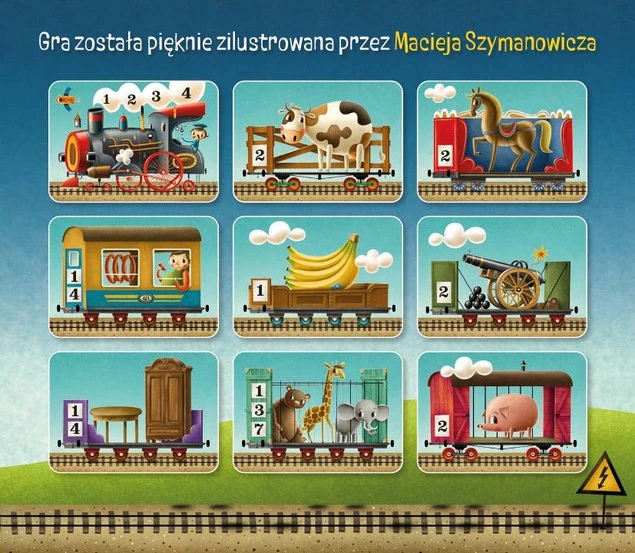 LOKOMOTYWA Gra Rodzinna Oparta Na Wierszu Dla Dzieci 6+ Nasza Księgarnia_3