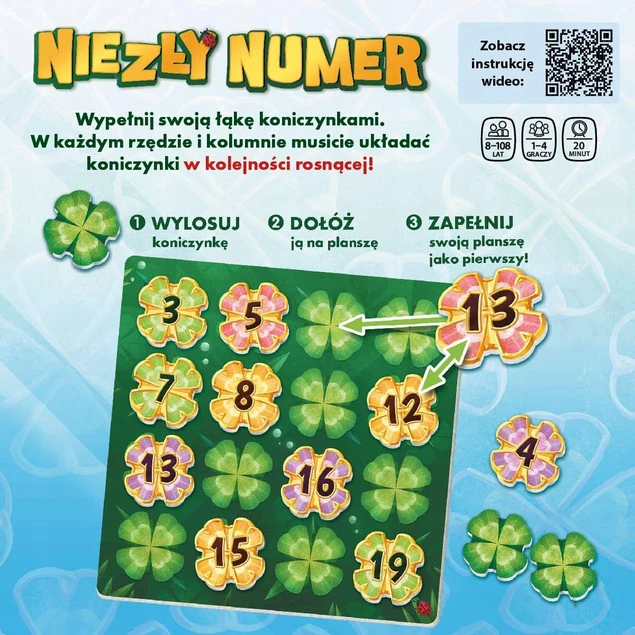 NIEZŁY NUMER Gra Planszowa Wciągająca 8+ Nasza Księgarnia_2