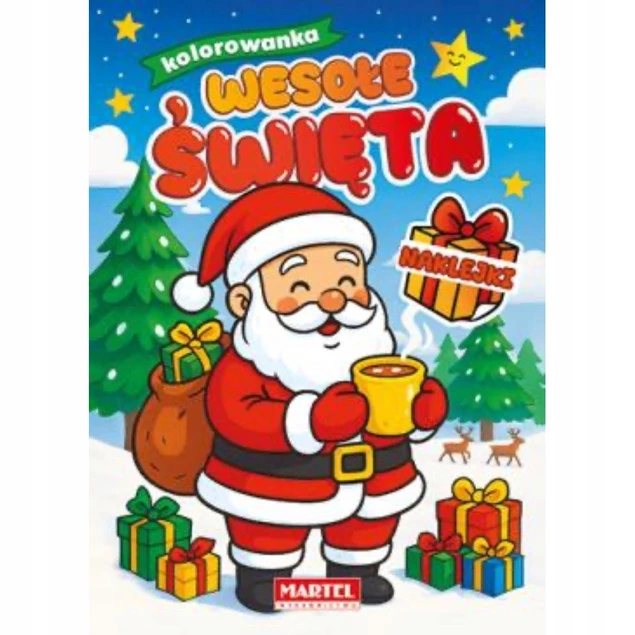 Kolorowanka z naklejkami Wesołe Święta Wiktoria Kohnke_1