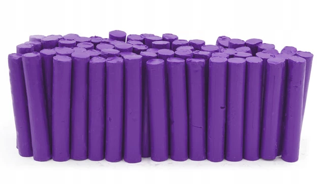 Plastelina Szkolna 1kg FIOLETOWA w Laseczkach Luzem MONA_4