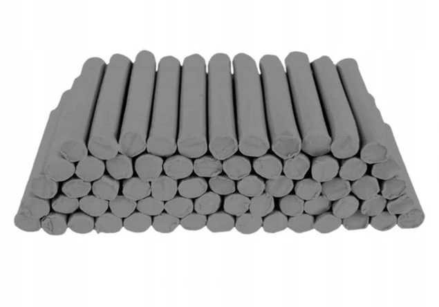 Plastelina Szkolna 1kg SZARA w Laseczkach Luzem MONA_3