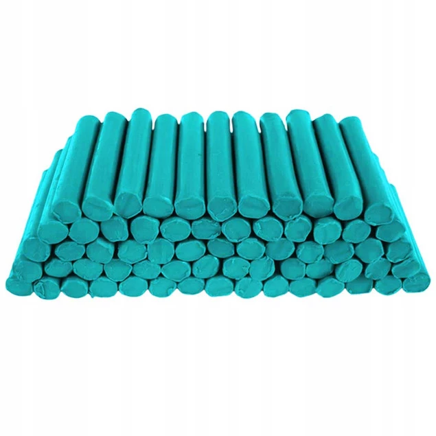 Plastelina Szkolna 1kg TURKUSOWA w Laseczkach Luzem MONA_3