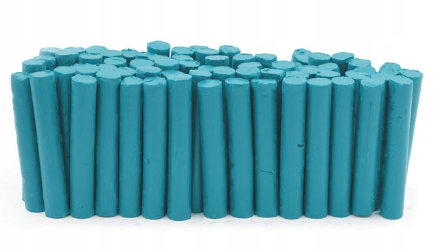 Plastelina Szkolna 1kg TURKUSOWA w Laseczkach Luzem MONA_4