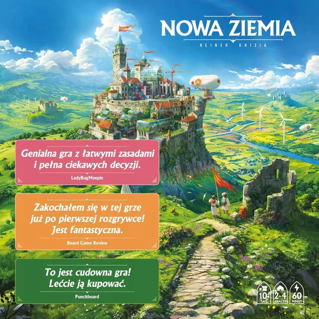 NOWA ZIEMIA Gra Rodzinna Strategiczna 10+ Nasza Księgarnia_2
