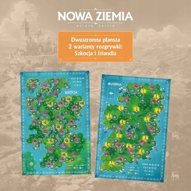 NOWA ZIEMIA Gra Rodzinna Strategiczna 10+ Nasza Księgarnia_7
