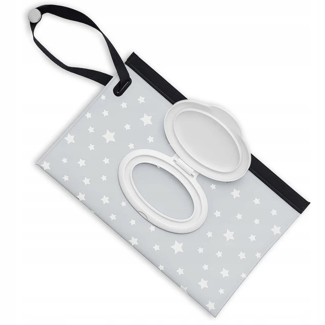 BOCIOLAND Etui Na Mokre Chusteczki Nawilżane Przenośny Organizer Saszetka_3