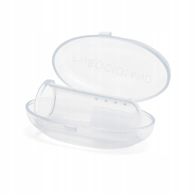 BOCIOLAND Szczoteczka Do Zębów i Dziąseł Silikonowa Masażer Dla Niemowląt_2