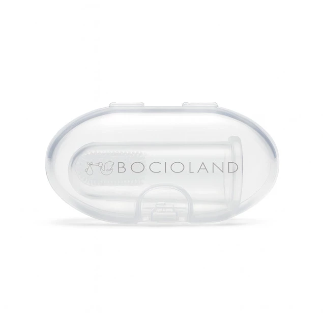 BOCIOLAND Szczoteczka Do Zębów i Dziąseł Silikonowa Masażer Dla Niemowląt_4