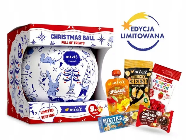 MIXIT Świąteczna Bombka Pełna Smakołyków 9 Przysmaków 353g_1