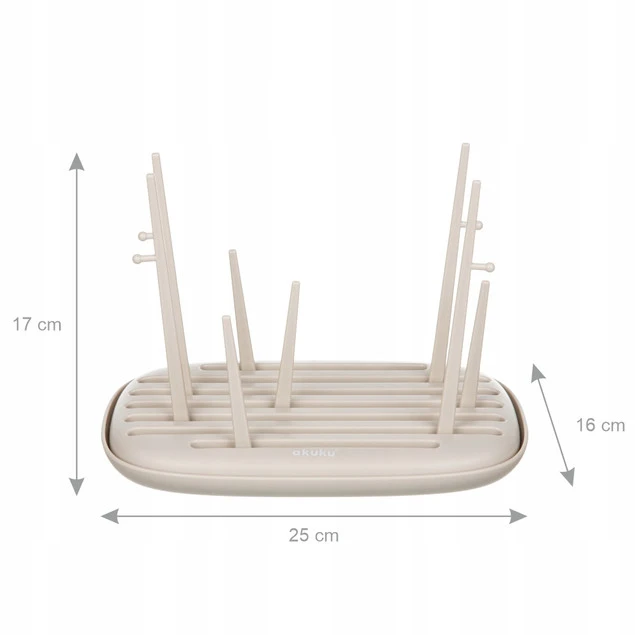 AKUKU Suszarka DO BUTELEK I SMOCZKÓW Turystyczna SKŁADANA Na Akcesoria_5