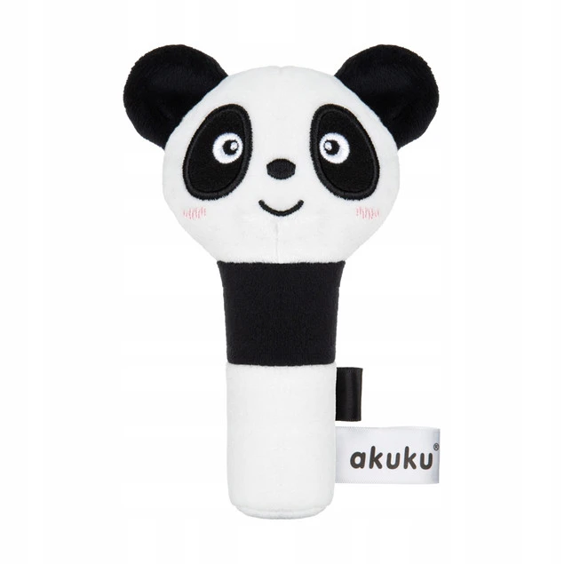 Zabawka pluszowa piszczek Panda Akuku A0706 miękki_1
