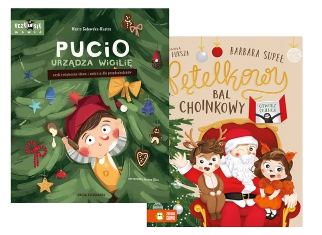 PUCIO Urządza Wigilię ŚWIĄTECZNE Słowa i Zadania 3+ Nasza Księgarnia x2_1