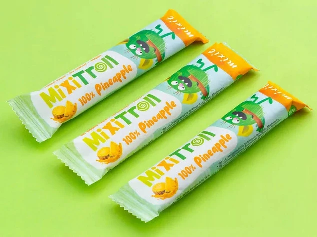 MIXIT Owocowa Rolka Rolls MixiTroll 100% ANANAS 20g_5