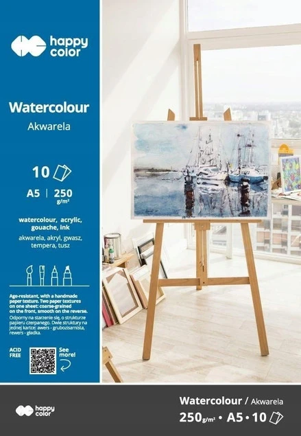 Blok Akwarelowy ART A5 10K 250g Happy Color_1