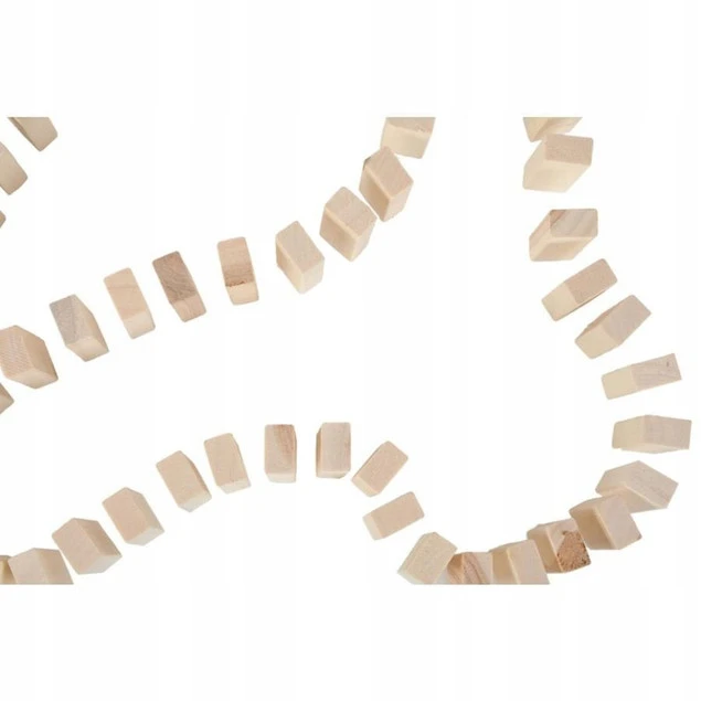 WIEŻA DREWNIANA Gra Zręcznościowa Klocki 3+ Mega Creative_10