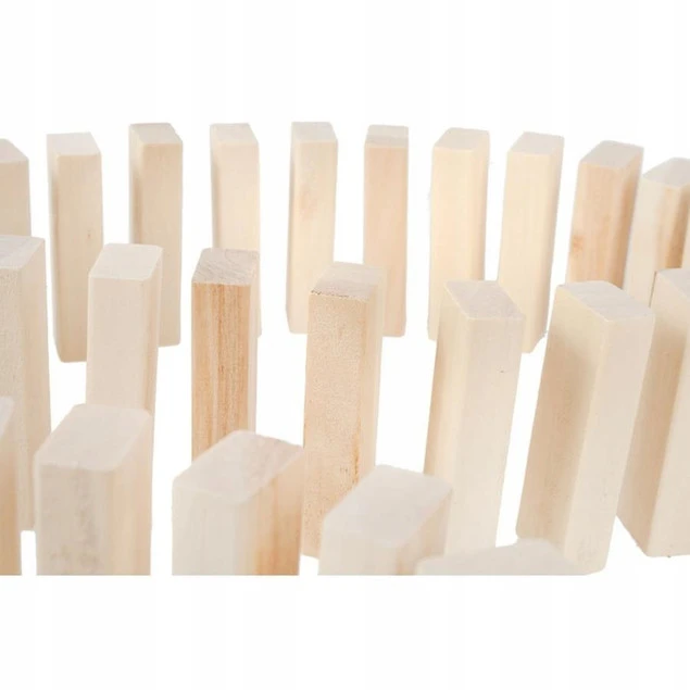 WIEŻA DREWNIANA Gra Zręcznościowa Klocki 3+ Mega Creative_12