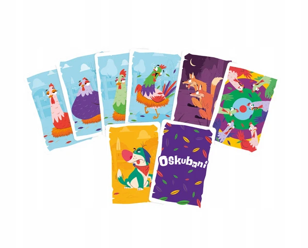 OSKUBANI Humorystyczna Gra Karciana Rywalizacja Taktyka 8+ Muduko_2
