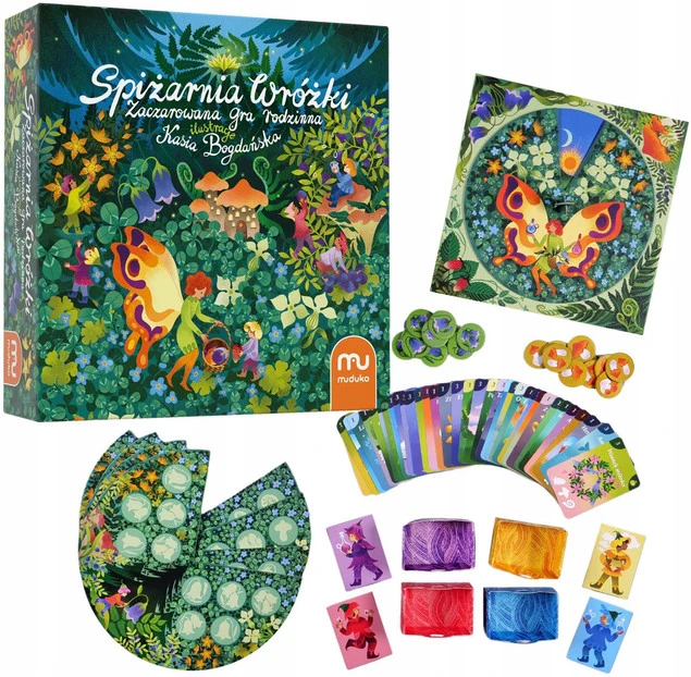 SPIŻARNIA WRÓŻKI Gra Karciana Pamięć Koncentracja 3+ Muduko_1