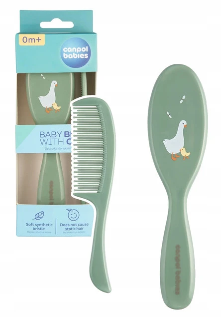 CANPOL Szczotka Do Włosów Grzebyk Grzebień Dla Dzieci Niemowląt 2/417_1