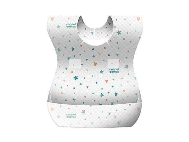 CANPOL BABIES Wodoodporne Śliniaki Jednorazowe z Kieszonką 10 szt. 1/800_2