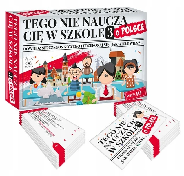 Pakiet 4w1 TEGO NIE NAUCZĄ CIĘ W SZKOLE 10+ Kangur_4