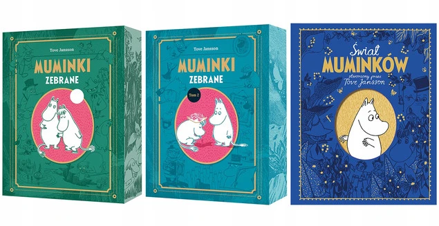 Pakiet 3x MUMINKI ZEBRANE TOMY 1-2 + ŚWIAT MUMINKÓW 3+ Nasza Księgarnia_1