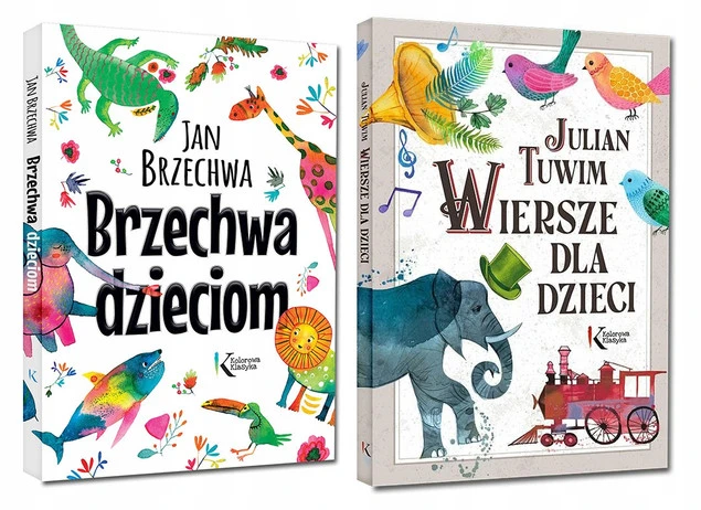 Brzechwa Dzieciom Jan Brzechwa Tuwim Wiersze Dla Dzieci Twarda Oprawa 2w1_1