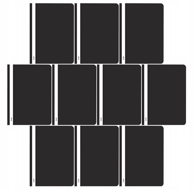 Skoroszyt Plastikowy PP A4 Bantex Miękki CZARNY x10_1